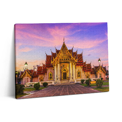 Vászonkép falra 80x60 Egy palota Bangkokban Thaiföldön