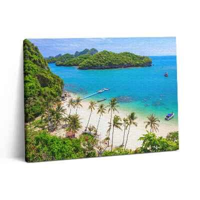 Vászonkép falra 80x60 Koh Samui Nemzeti Park Thaiföldön