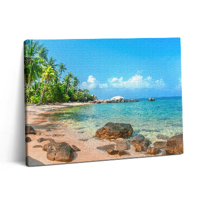 Vászonkép falra 80x60 Gyönyörű tengerpart Thaiföldön