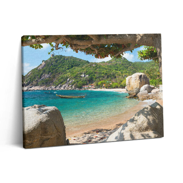 Vászonkép falra 80x60 Tengerre néző Koh Tao Thaiföld