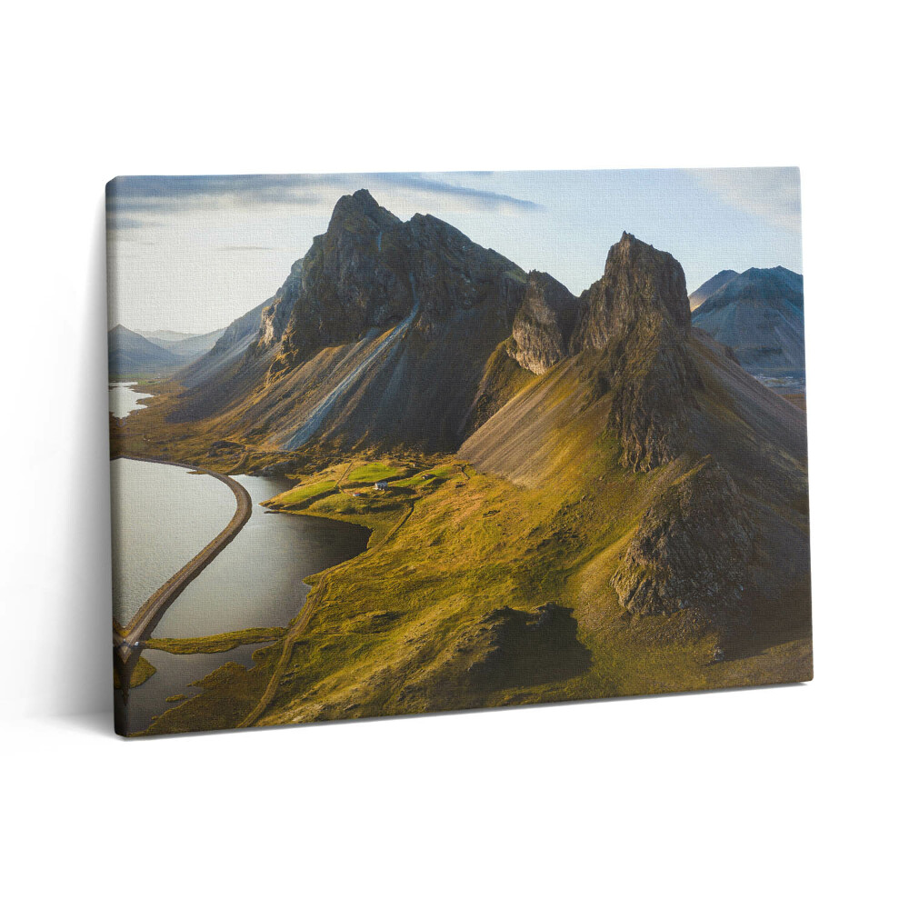 Vászonkép falra 80x60 Festői út Izlandról