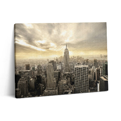 Vászonkép falra 80x60 Az Empire State Building panorámája