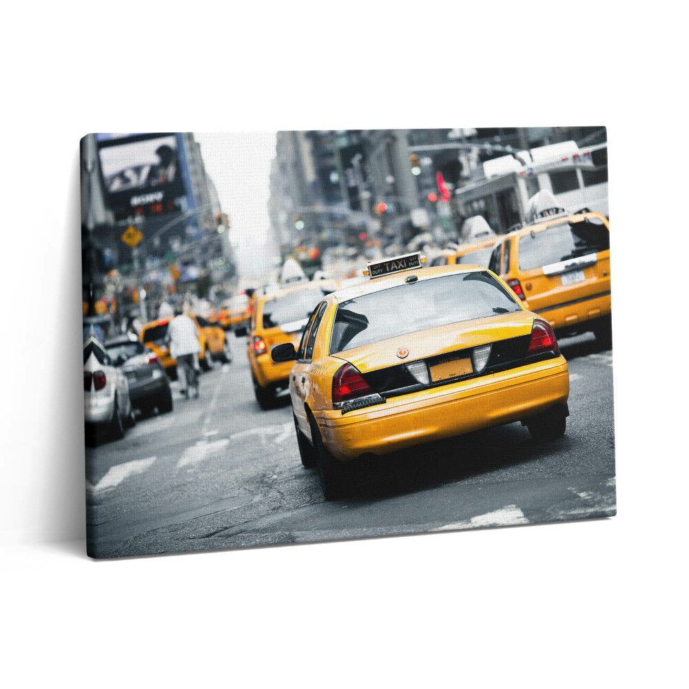 Vászonkép falra 80x60 New York-i taxisok a városi dugóban