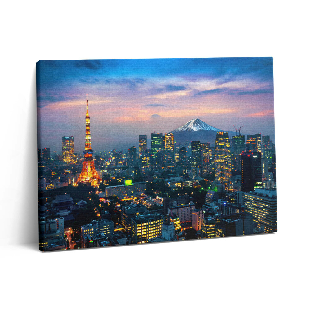 Vászonkép falra 80x60 Éjszakai város