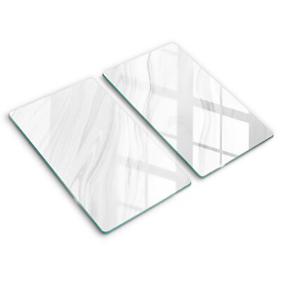 Tűzhelyvédő üveglap 2 darab Finom márvány