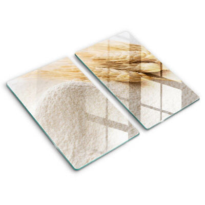 Tűzhelyvédő üveglap 2 darab Liszt és gabonafülek