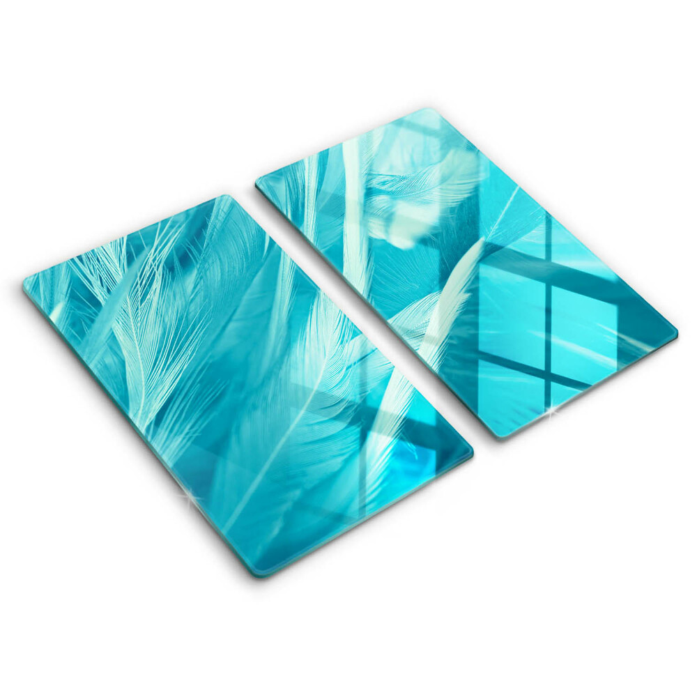 Tűzhelyvédő üveglap 2 darab Finom tollak