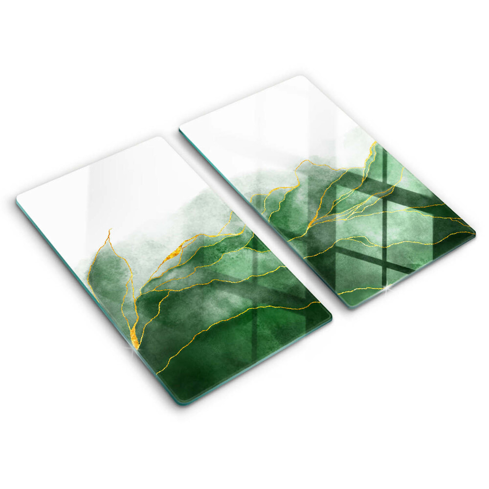 Tűzhelyvédő üveglap 2 darab Természet absztrakt