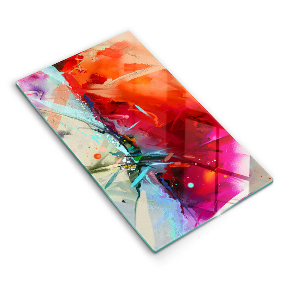 Tűzhelyvédő Festett absztrakció