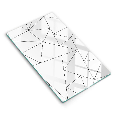 Tűzhelyvédő Fehér háromszögek