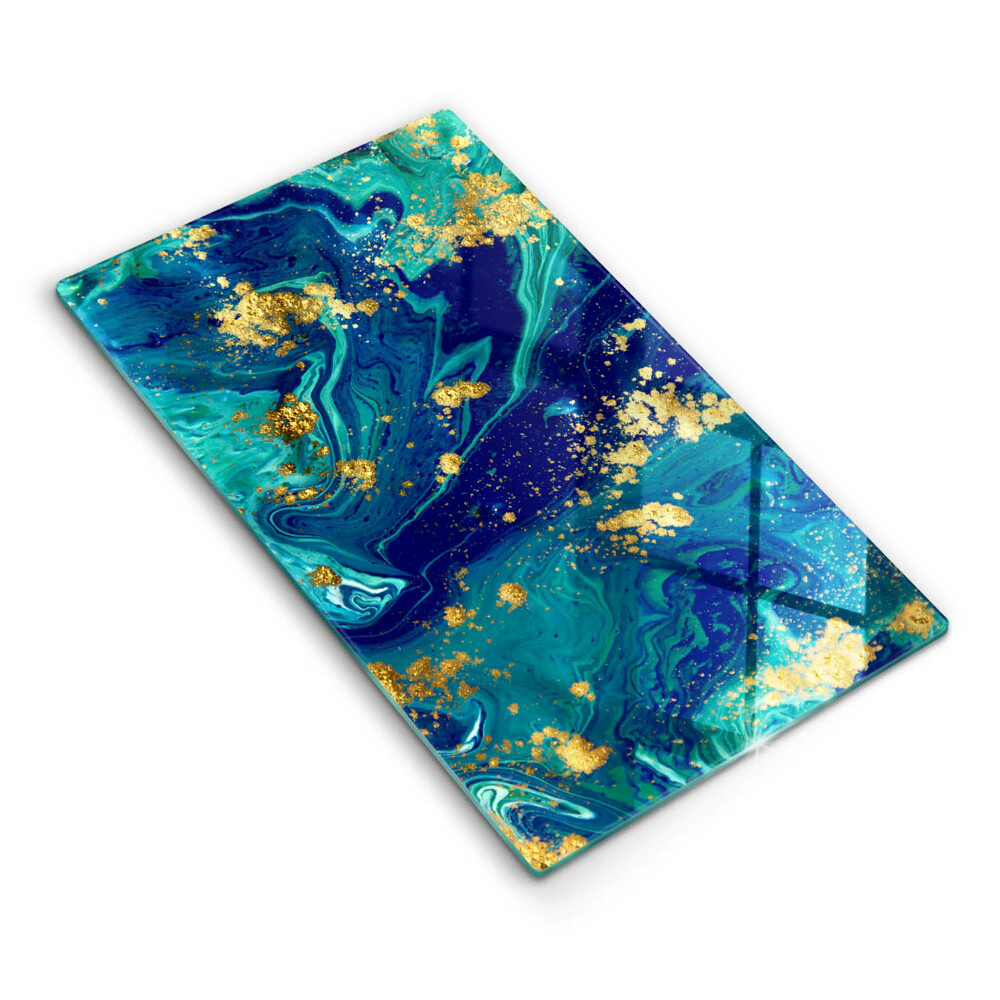 Tűzhelyvédő Absztrakt arany