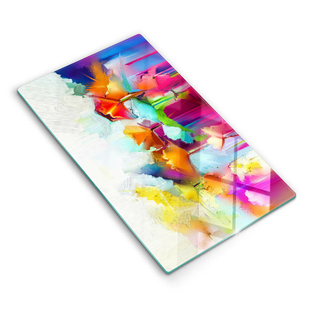 Tűzhelyvédő Festett virágok