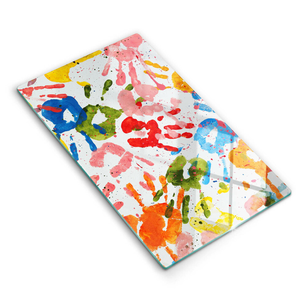 Tűzhelyvédő Gyermekkezek nyomai