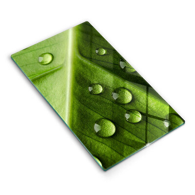 Tűzhelyvédő Természet harmat és levél