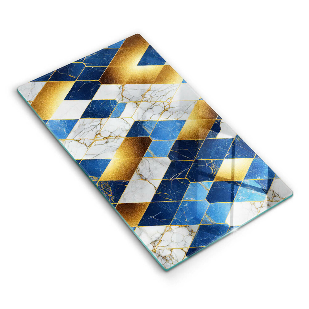 Tűzhelyvédő Arany rombusz márvány