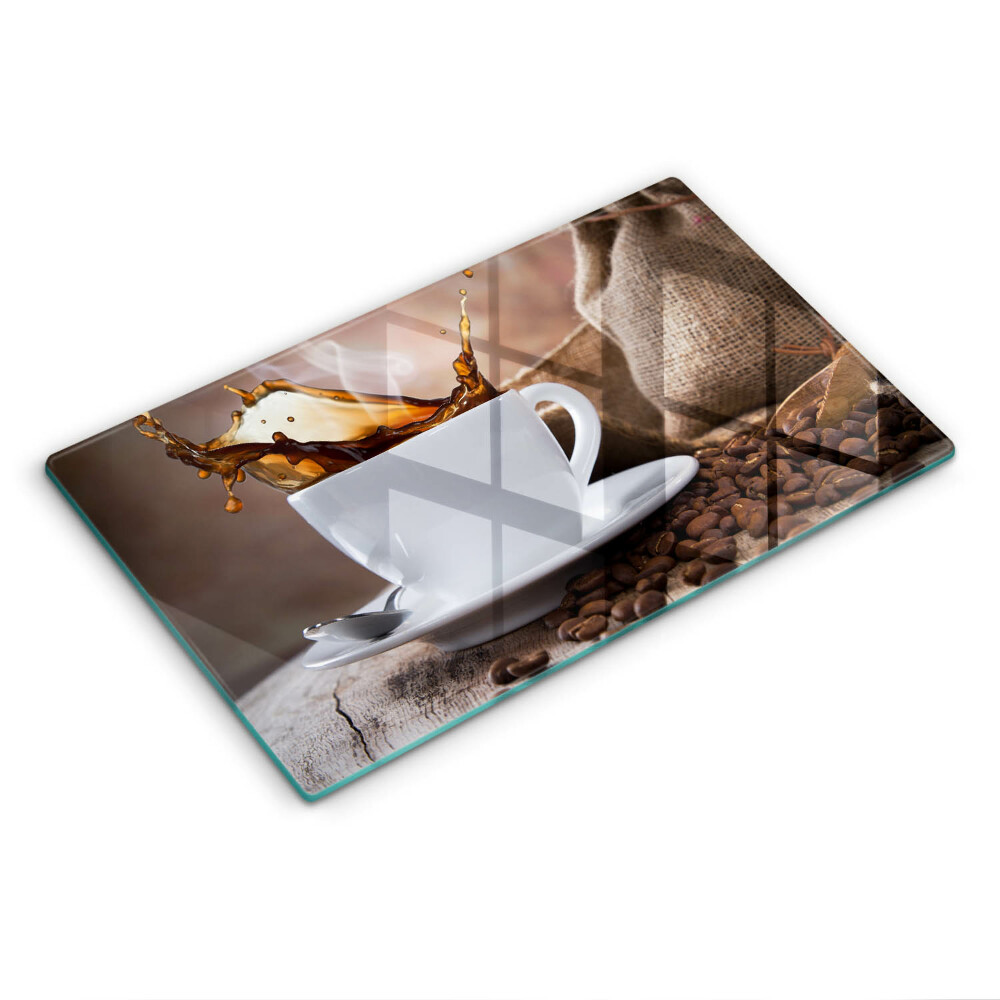 Tűzhely fedőlap Csésze és kávébab