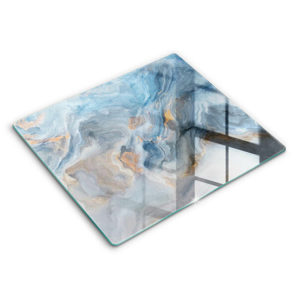Főzőlap védő üveglap 60x52 cm Márvány textúra