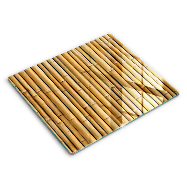 Főzőlap védő üveglap 60x52 cm Természet boho bambusz