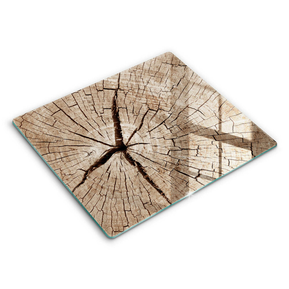 Főzőlap védő üveglap 60x52 cm Egy fa keresztmetszete