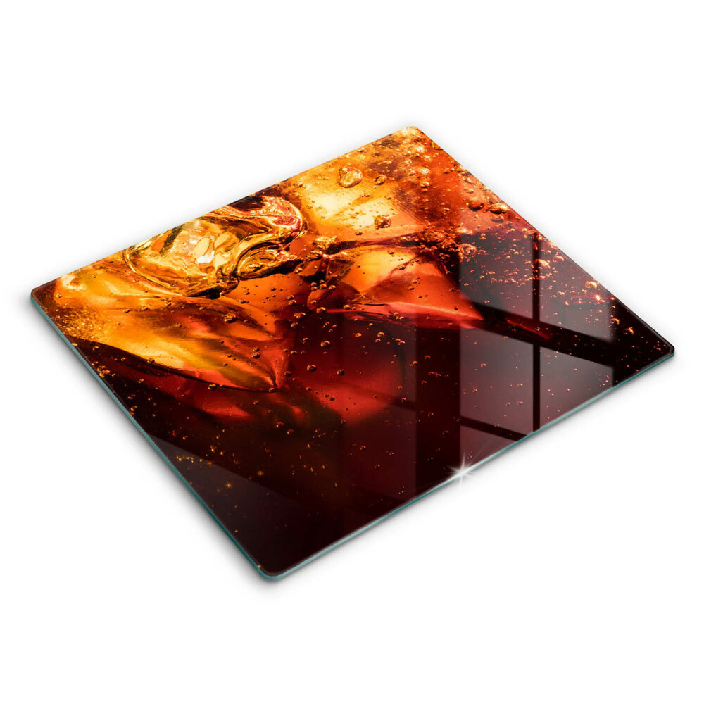 Főzőlap védő üveglap 60x52 cm Kólaital jéggel