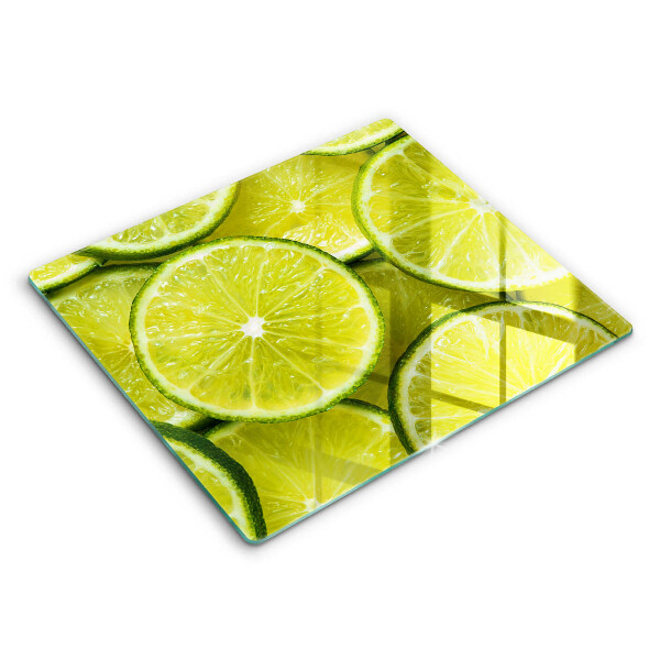 Főzőlap védő üveglap 60x52 cm Lime szeletek