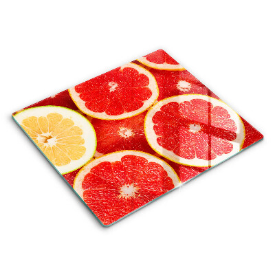 Főzőlap védő üveglap 60x52 cm Grapefruit szeletek