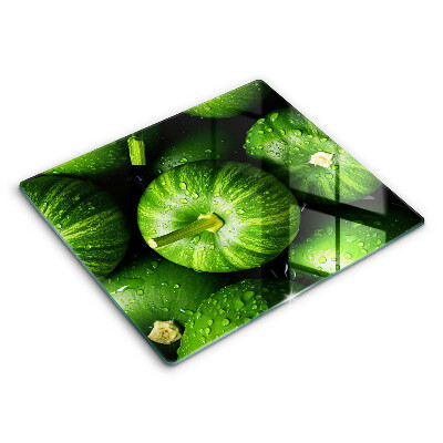 Főzőlap védő üveglap 60x52 cm Zöld sütőtök