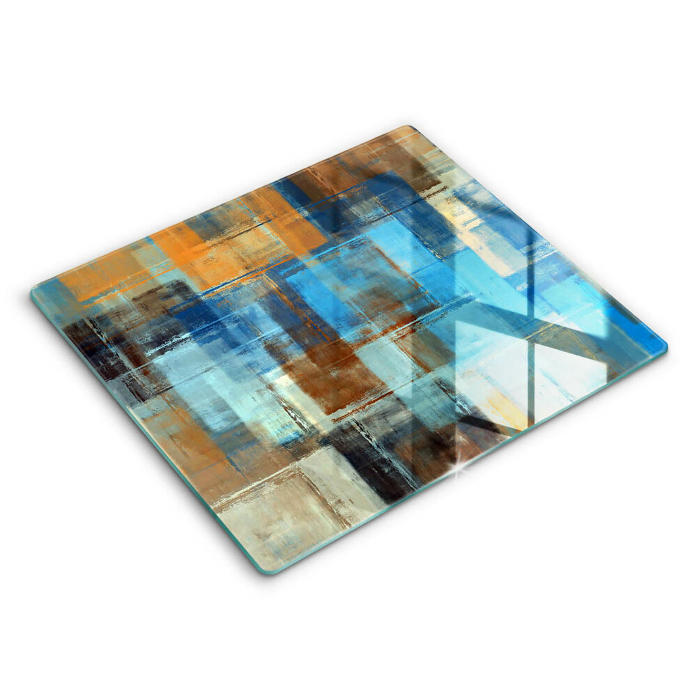 Főzőlap védő üveglap 60x52 cm Festett háttér