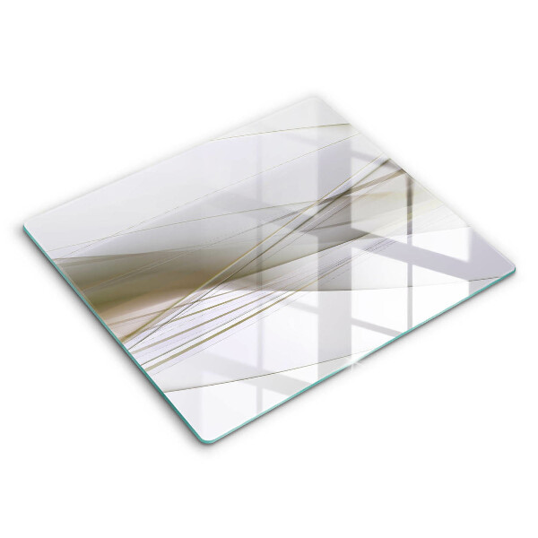 Főzőlap védő üveglap 60x52 cm Absztrakt vonalak design