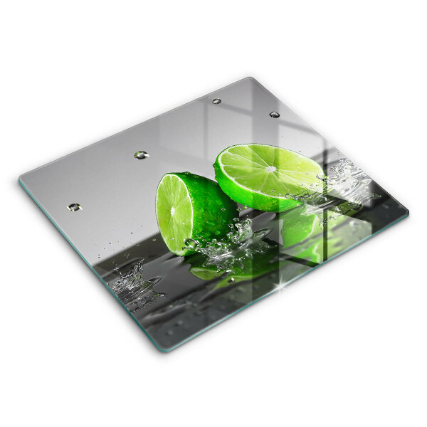 Főzőlap védő üveglap 60x52 cm Lédús lime és víz