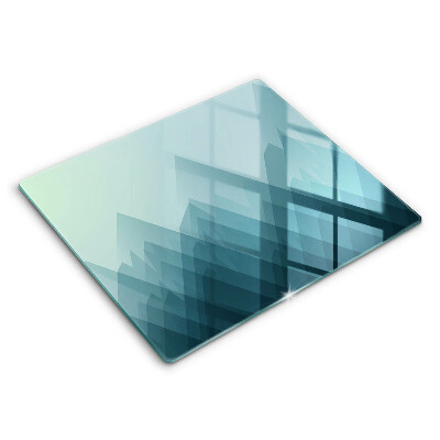 Főzőlap védő üveglap 60x52 cm Absztrakt hegyek