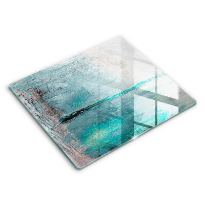 Főzőlap védő üveglap 60x52 cm Háttér absztrakt festék