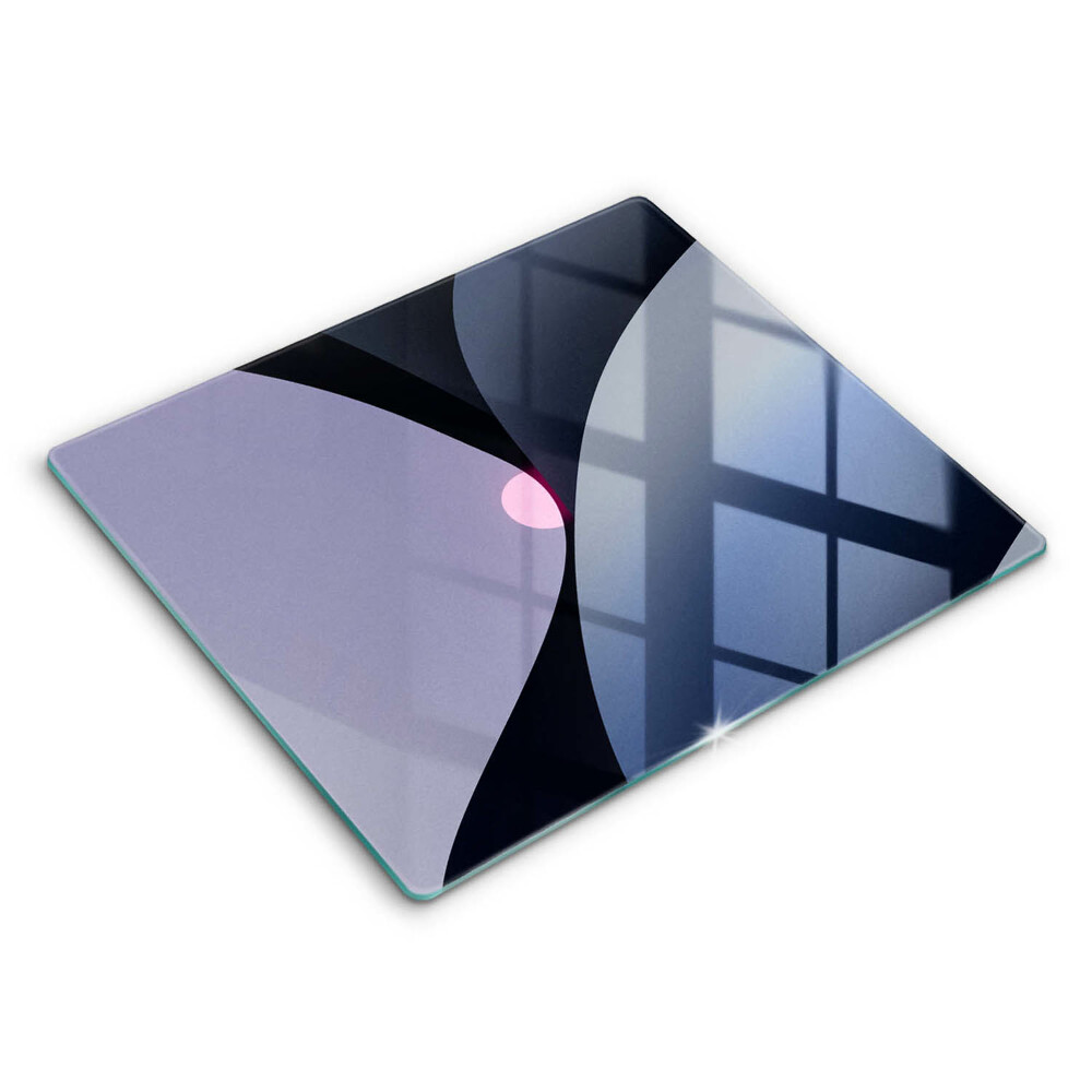 Főzőlap védő üveglap 60x52 cm Absztrakt formák