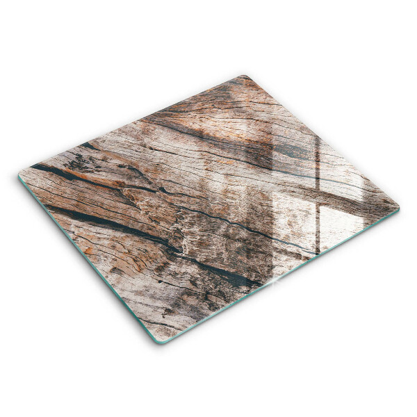 Főzőlap védő üveglap 60x52 cm Fa textúra