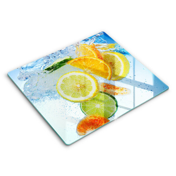 Főzőlap védő üveglap 60x52 cm Lédús citrusos víz