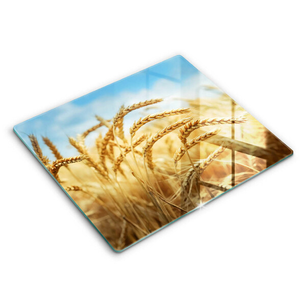Főzőlap védő üveglap 60x52 cm Gabonafüvek a mezőn