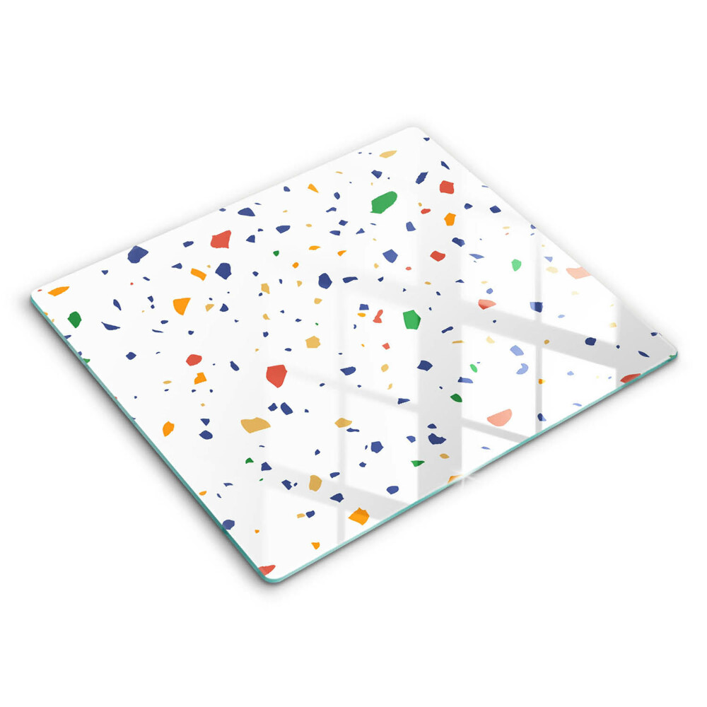 Főzőlap védő üveglap 60x52 cm Színes kőedények