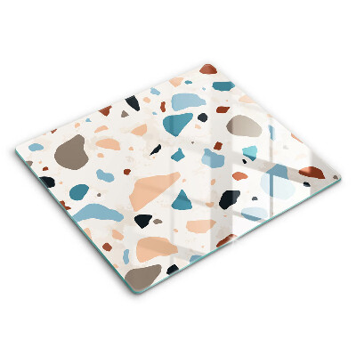 Főzőlap védő üveglap 60x52 cm Kő dekoratív kőedény