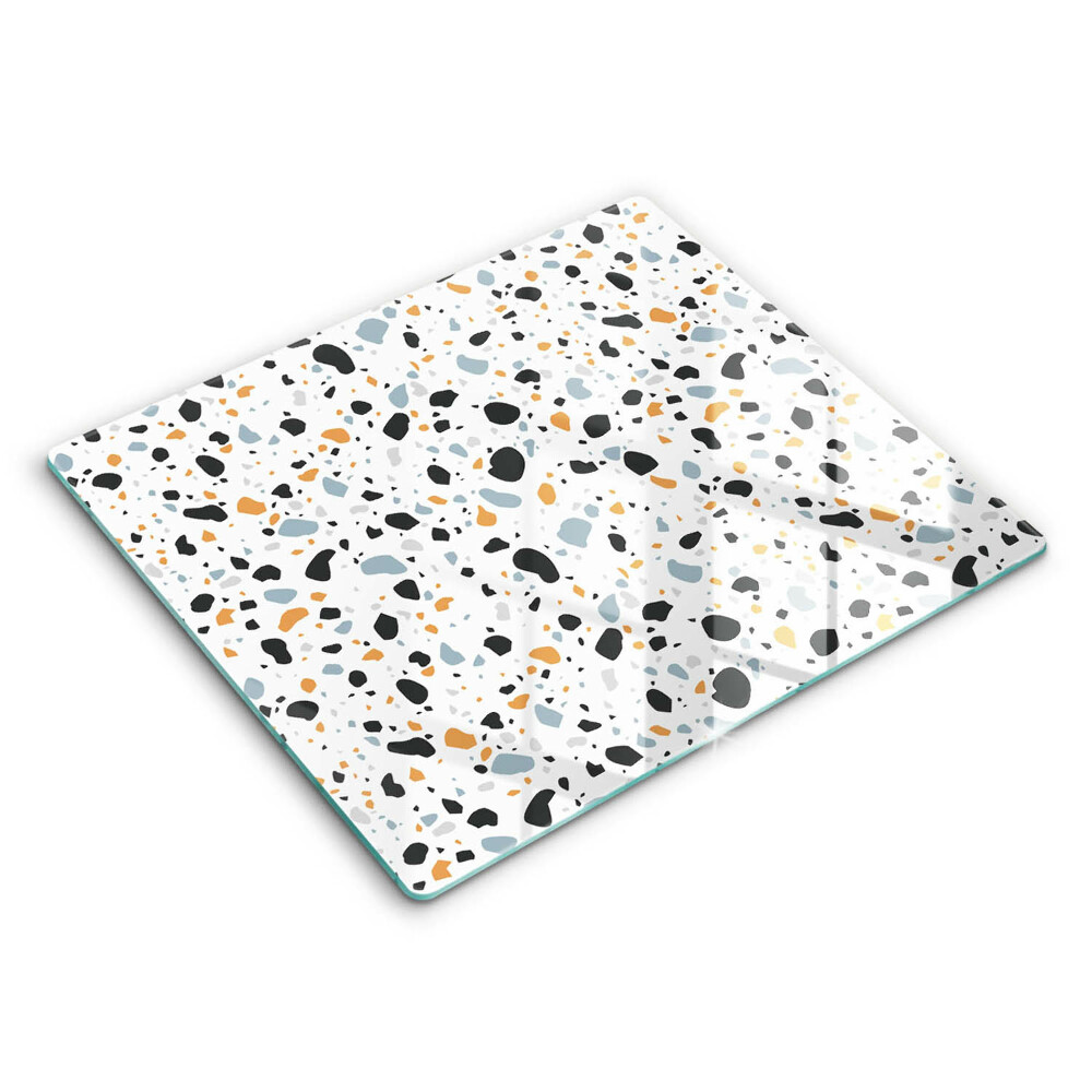 Főzőlap védő üveglap 60x52 cm Dekoratív kő kőedények