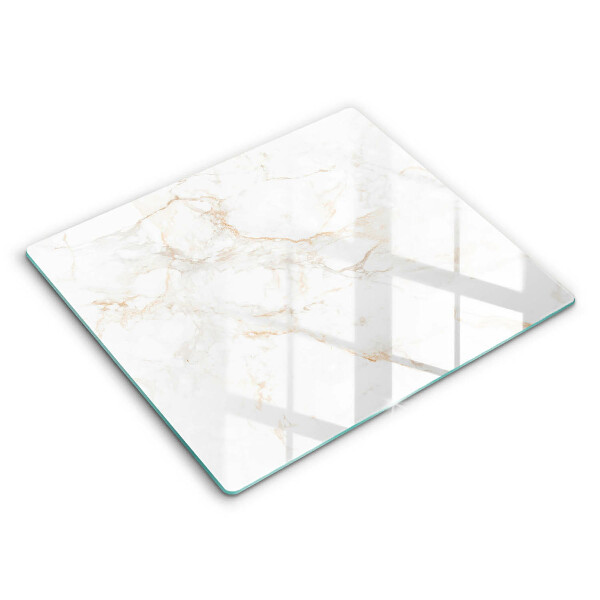 Főzőlap védő üveglap 60x52 cm Elegáns márványkő