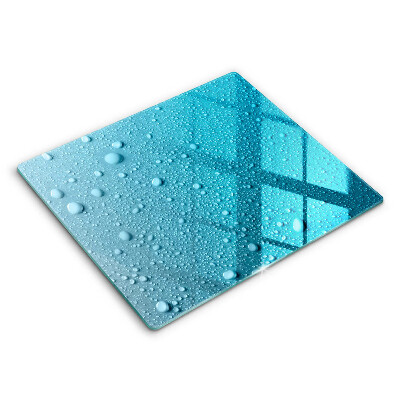 Főzőlap védő üveglap 60x52 cm Vízcseppek