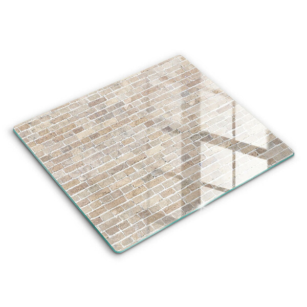 Főzőlap védő üveglap 60x52 cm Könnyű téglafal