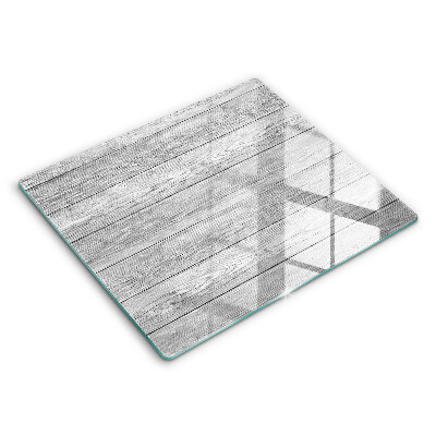 Főzőlap védő üveglap 60x52 cm Régi deszkák