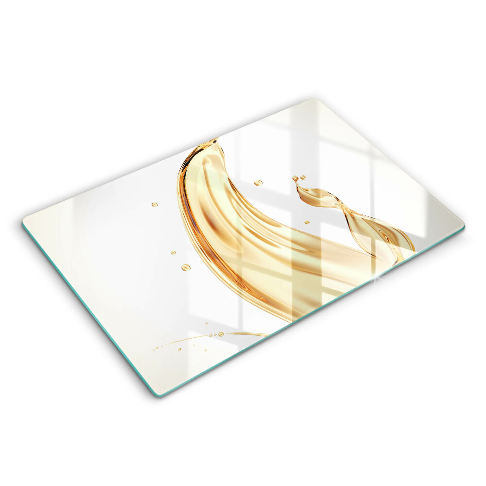 Üveg tűzhelyvédő 80x52 cm Olívaolaj