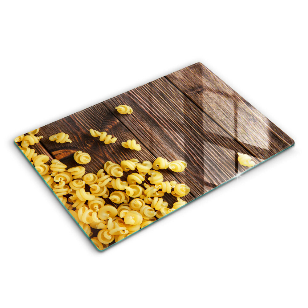 Üveg tűzhelyvédő 80x52 cm Tészta az asztalon