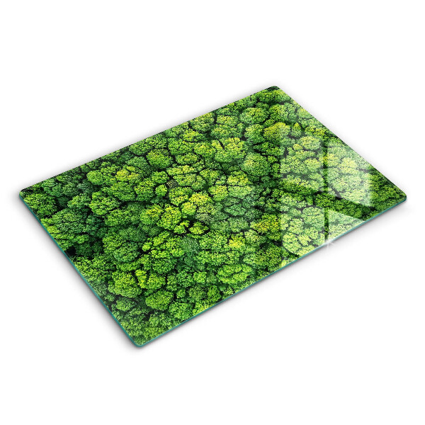 Üveg tűzhelyvédő 80x52 cm Természet moha növények