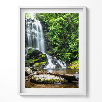 Keretezett kép Vízesés erdő