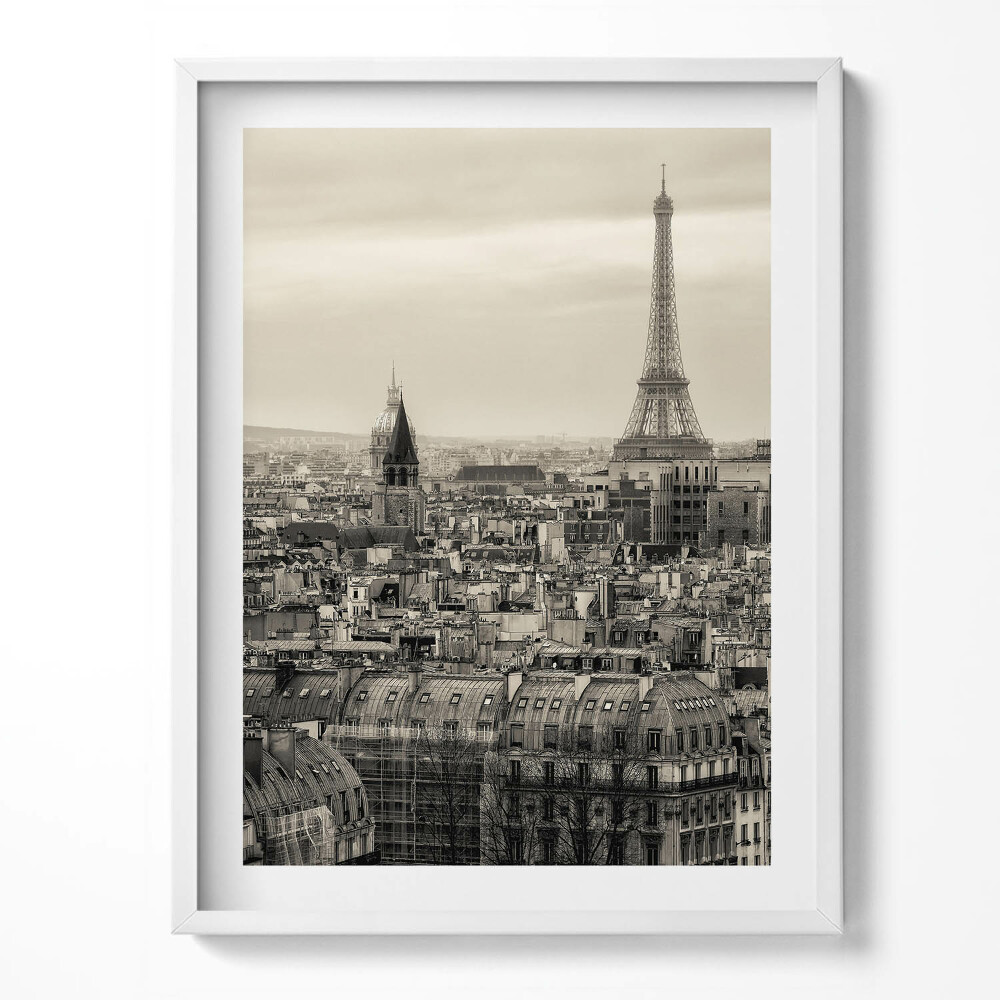 Kép keretben Párizsi táj és az Eiffel-torony