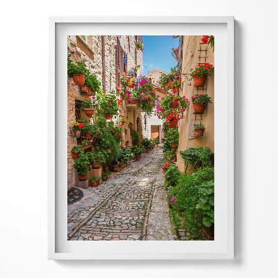 Keretezett kép Quixotic street in Italy