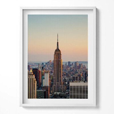 Keretezett kép New York-i panoráma